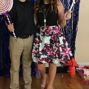 Two piece home coming dress